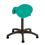 Sattelhocker mit Polster, Standard mit Gleitern