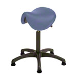 Sattelhocker mit Polster, Standard mit Gleitern
