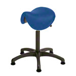 Sattelhocker mit Polster, Standard mit Gleitern