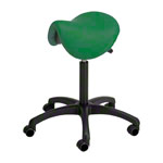 Sattelhocker mit Polster, Standard mit Rollen