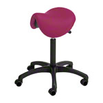 Sattelhocker mit Polster, Standard mit Rollen