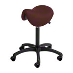 Sattelhocker mit Polster, Standard mit Rollen