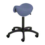 Sattelhocker mit Polster, Standard mit Rollen