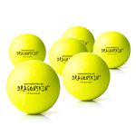 Schaumstoffball Dragonskin Neon, beschichtet,  16 cm, 6er Set
