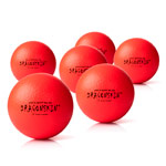 Schaumstoffball Dragonskin Neon, beschichtet, � 21 cm, 6er-Set