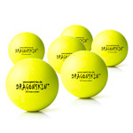 Schaumstoffball Dragonskin Neon, beschichtet,  9 cm, 6er Set