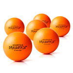 Schaumstoffball Dragonskin Neon, beschichtet,  9 cm, 6er Set