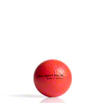 Schaumstoffball beschichtet,  9 cm, rot