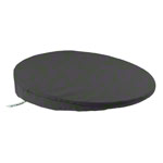 Sitzkeilkissen VB 120 mit Baumwollbezug rund,  38x7/1 cm