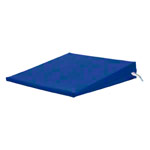 Sitzkeilkissen VB 120 mit Kunstlederbezug, 38x38x7/1 cm