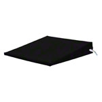 Sitzkeilkissen VB 120 mit Kunstlederbezug, 38x38x7/1 cm