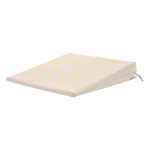 Sitzkeilkissen VB 120 mit Kunstlederbezug, 38x38x7/1 cm
