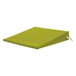 Sitzkeilkissen VB 120 mit Kunstlederbezug, 38x38x7/1 cm