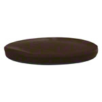 Sitzkissen mit Kunstlederbezug und rutschhemmender Unterseite,  36 cm