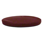 Sitzkissen mit Kunstlederbezug und rutschhemmender Unterseite,  36 cm