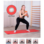 Sport-Tec Gymnastikmatte inkl. Ösen, LxBxH 180x60x1 cm