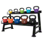 Sport-Tec Kettlebell-Set 11-tlg., 4-32 kg inkl. Ablage