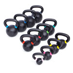 Sport-Tec Kettlebell-Set Powdercoated, 12-tlg., 2-32 kg
