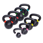 Sport-Tec Kettlebell-Set Powdercoated, 8-tlg., 2-16 kg