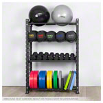 Sport-Tec Multi Storage Rack Olympia, LxBxH 127x43x175,5 cm