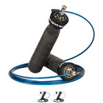 Sport-Tec Springseil Speed Rope mit Anti-Rutsch-Griffen inkl. 2 Gewichten, verstellbar, 270 cm