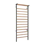 Sprossenwand Metall/Holz, H x B 240 x 90 cm, 14 Sprossen