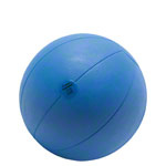 TOGU Medizinball aus Ruton,  28 cm, 3 kg, blau