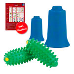 TOGU Tiefenmuskulaturtrainer Brasil + BellaBambi FASZIO Cupping-Set ACTIVE, 4-tlg.