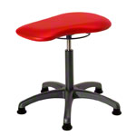 Therapiehocker mit Polster, Standard mit Gleitern