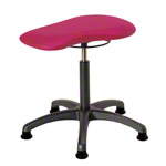 Therapiehocker mit Polster, Standard mit Gleitern