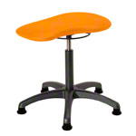 Therapiehocker mit Polster, Standard mit Gleitern