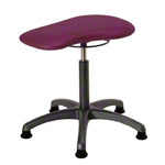 Therapiehocker mit Polster, Standard mit Gleitern