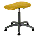 Therapiehocker mit Polster, Standard mit Gleitern