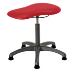 Therapiehocker mit Polster, Standard mit Gleitern
