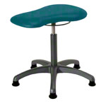 Therapiehocker mit Polster, Standard mit Gleitern