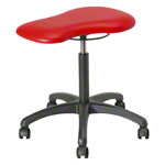 Therapiehocker mit Polster, Standard mit Rollen