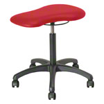 Therapiehocker mit Polster, Standard mit Rollen