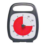 Time Timer Plus Tischuhr mit akustischem Signal, 60 Min., 14x18 cm