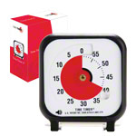 Time Timer Tischuhr mit akustischem Signal, 60 Min., klein, 7,5x7,5 cm