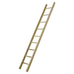 Turnleiter für Sprossenwand, LxB 240x35 cm, 9 Sprossen
