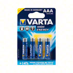 VARTA Micro High Energy Batterien, 1,5 V AAA, 4 Stck