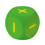 VOLLEY Schaumstoff-Lernw�rfel mit Rechenzeichen (+,-), LxBxH 16x16x16 cm