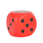 VOLLEY Schaumstoffw�rfel mit Elefantenhaut, LxBxH 40x40x40 cm