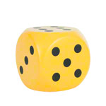 VOLLEY Schaumstoffw�rfel mit Elefantenhaut, LxBxH 40x40x40 cm