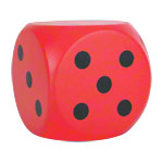 VOLLEY Schaumstoffw�rfel mit Elefantenhaut, LxBxH 50x50x50 cm