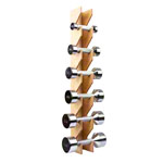 Wandhalterung-Set inkl. Chromhanteln, 1-6 kg, 6 Stück