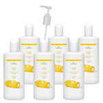 cosiMed Massagel-Set 6x Massagel Zitrone, 1 l, inkl. Dosierpumpe