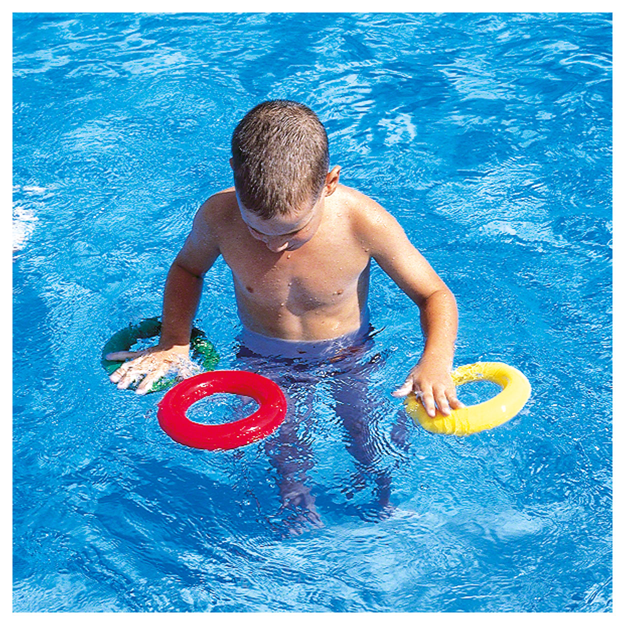 Wurf und Tennisring Set Tennisringe Wurfring Wurfringe Kunststoff Spielzeug 18cm
