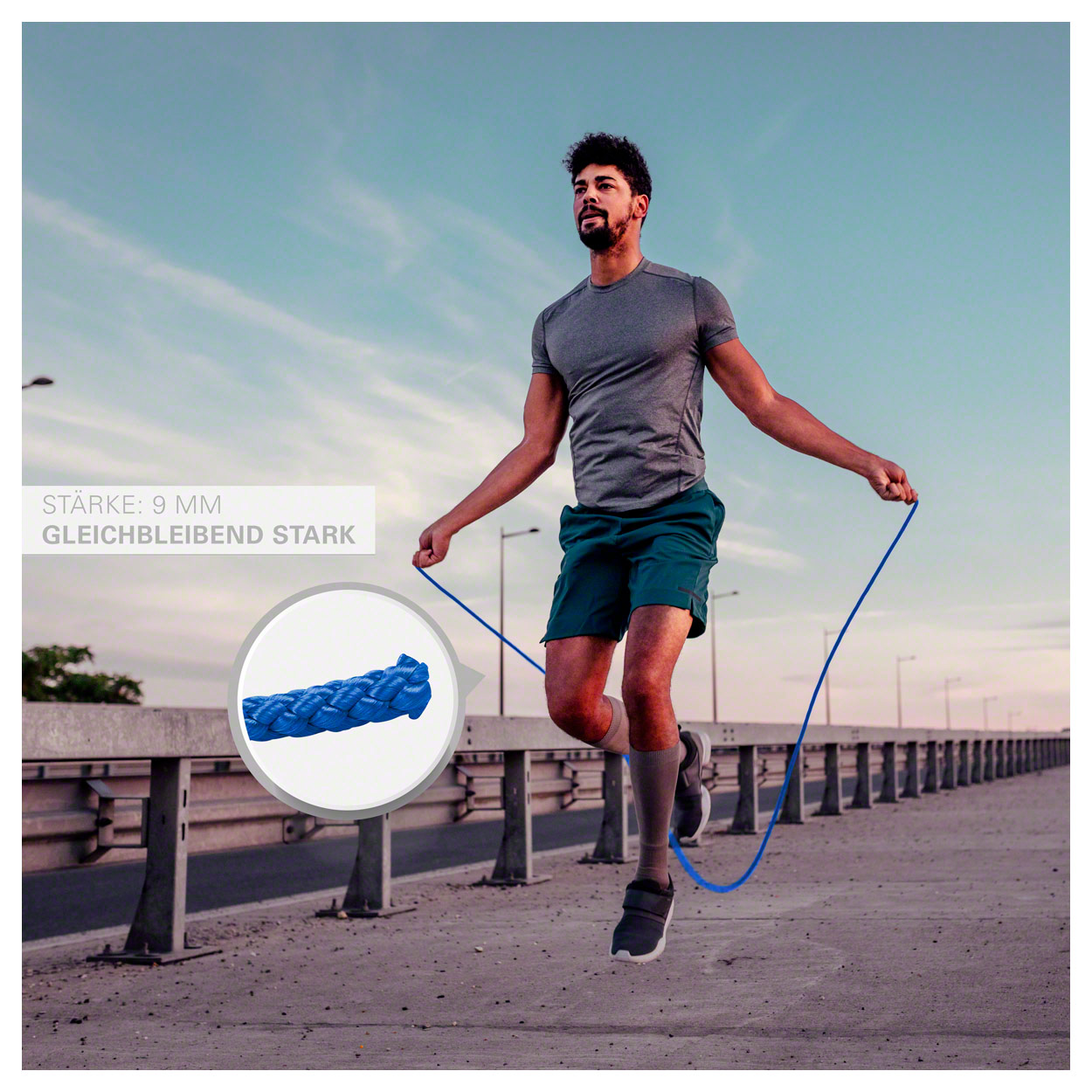 Gymnastik Springseil Sprungseil Hüpfseil Seilspringen Springschnur Rope Skipping - Produktbild 2