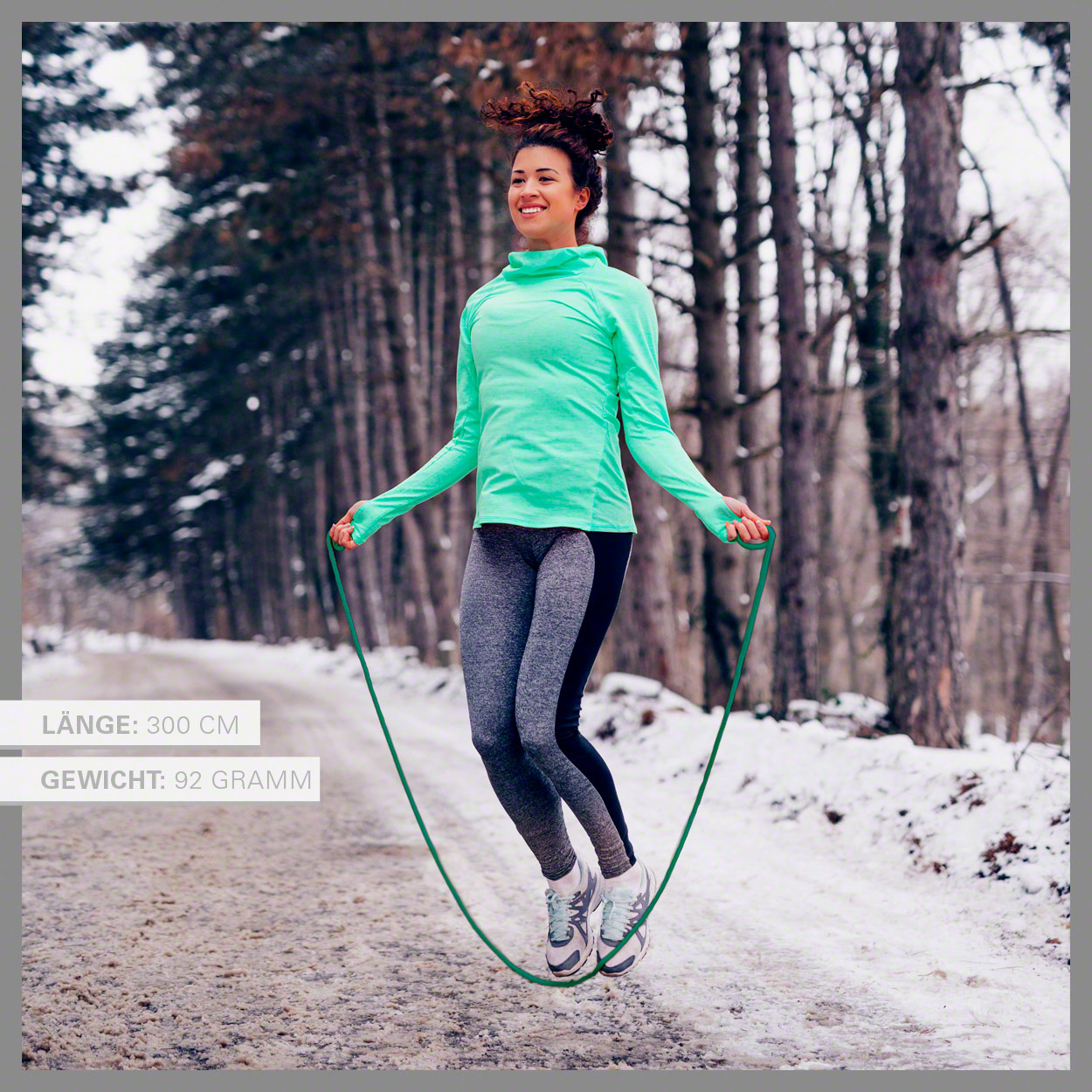 Gymnastik Springseil Sprungseil Hüpfseil Seilspringen Springschnur Rope Skipping - Produktbild 3